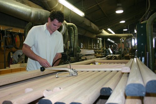 wood handrail