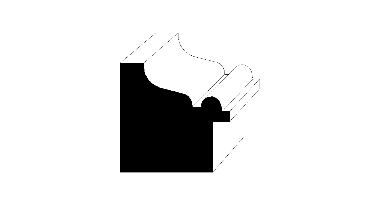 1-5/8" Backband Mould 174-image