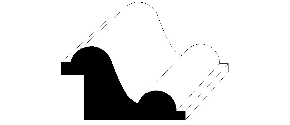 1-3/8" Panel Mould 101-image