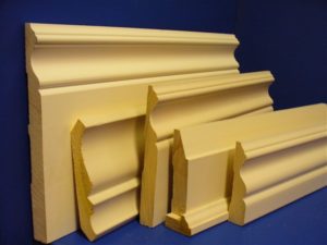 collection of shapes of moulding profiles