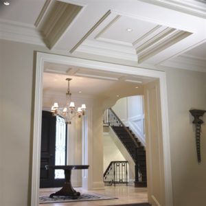 coffered ceiling