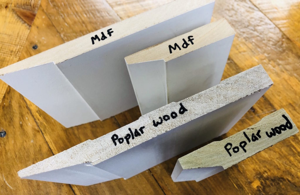 A Comparison of MDF and Wood