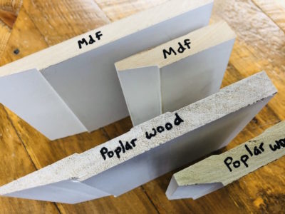 A Comparison of MDF and Wood