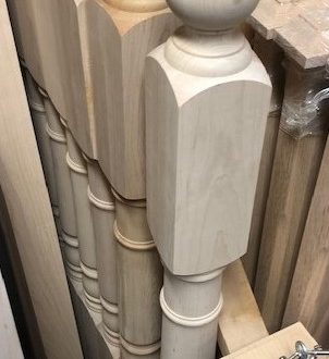 stair newel post classic colonial