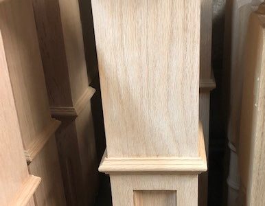 stair newel post simcoe panel