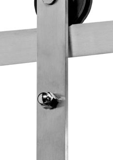 barn door track hardware steel