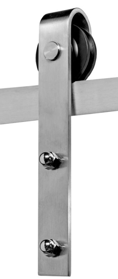 Barn door track stainless 7'-image