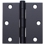 Square Edge Black Hinges