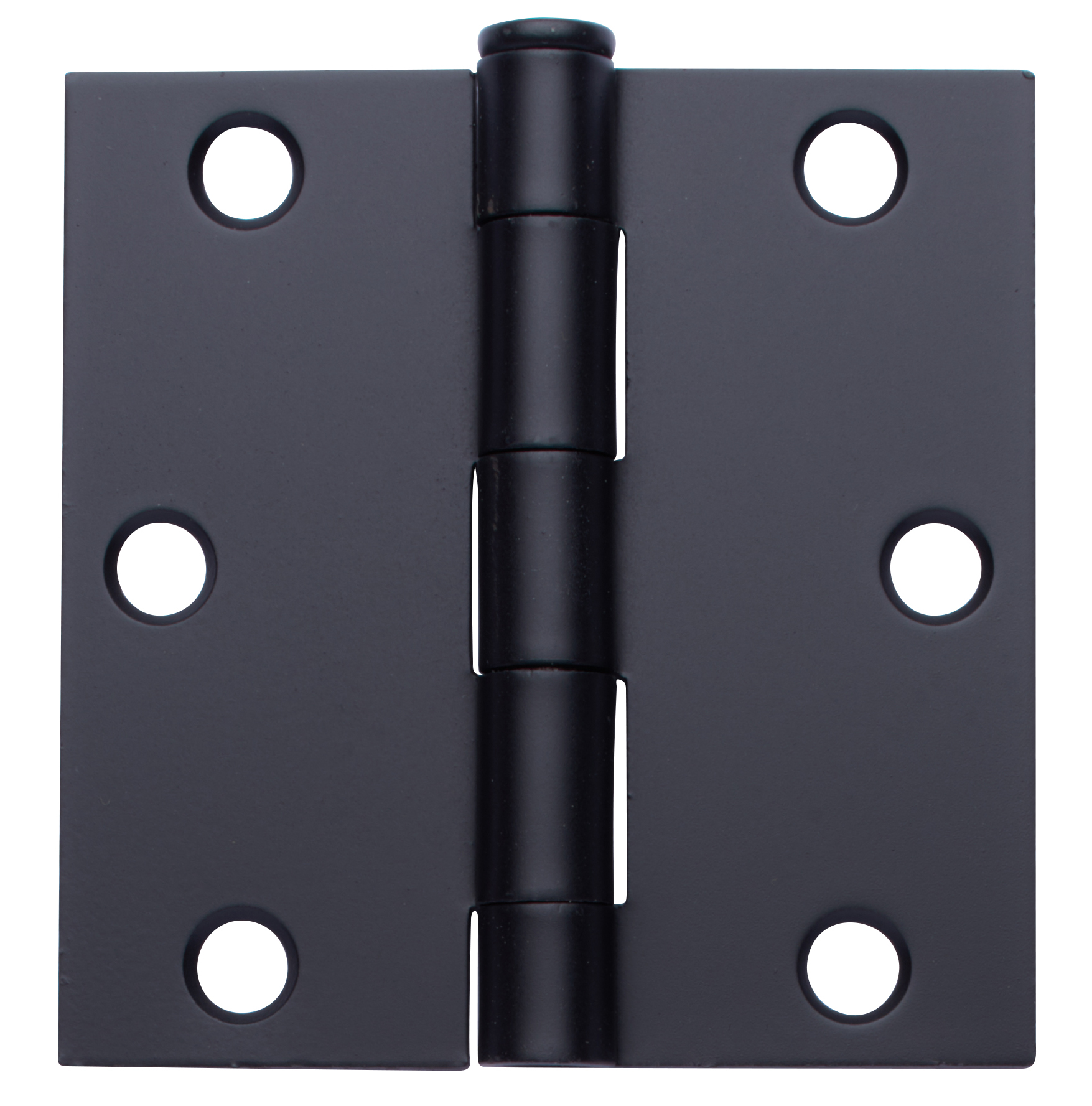 Square corner butt hinge black-image