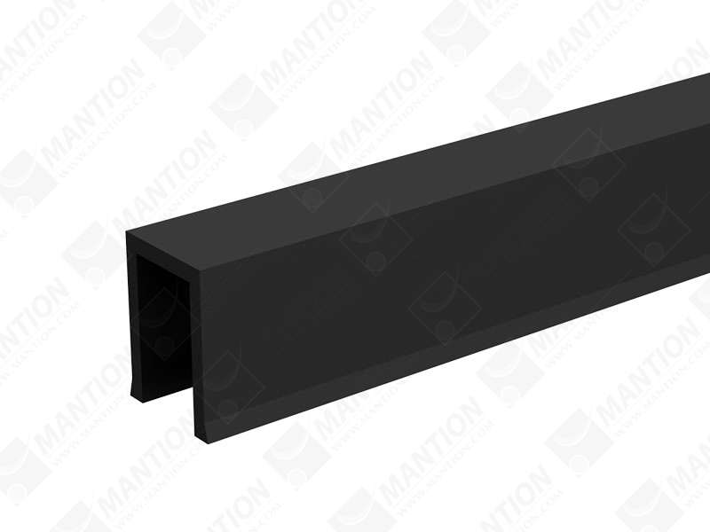 Black PVC U Channel-image