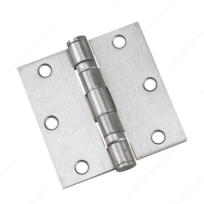 3 x 3 Square Corner Butt Hinge-image