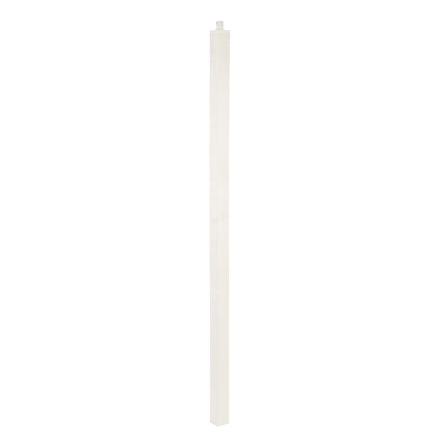 Painted White Spindle Plain-image