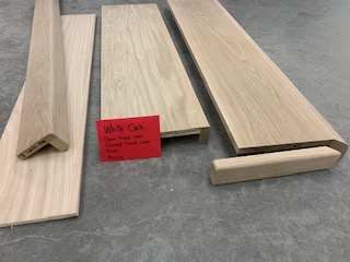 white oak stair covers