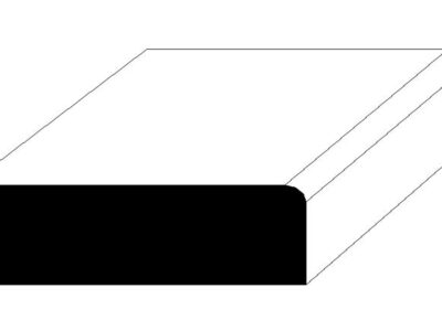 plain shoe moulding image primed poplar