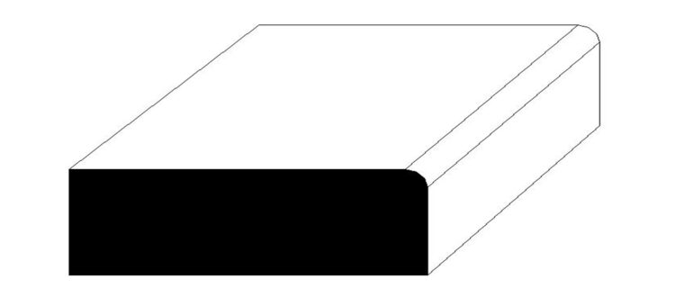 plain shoe moulding image primed poplar