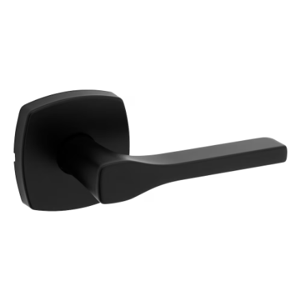 Prague Door Lever Matte Black-image