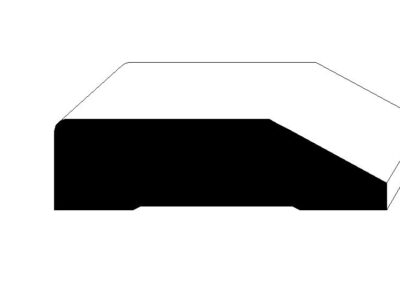 2-3/4 bevel casing profile