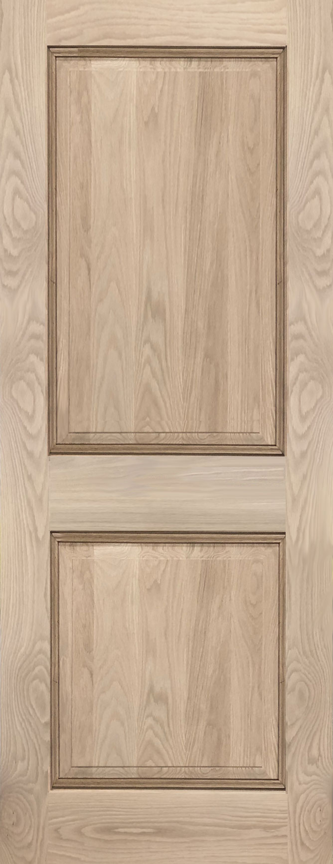 2 Panel White Oak Door-image