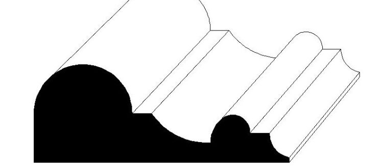 Applied wall panel molding cha-05689 primed mdf