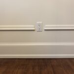 example of wall paneling into a receptacle