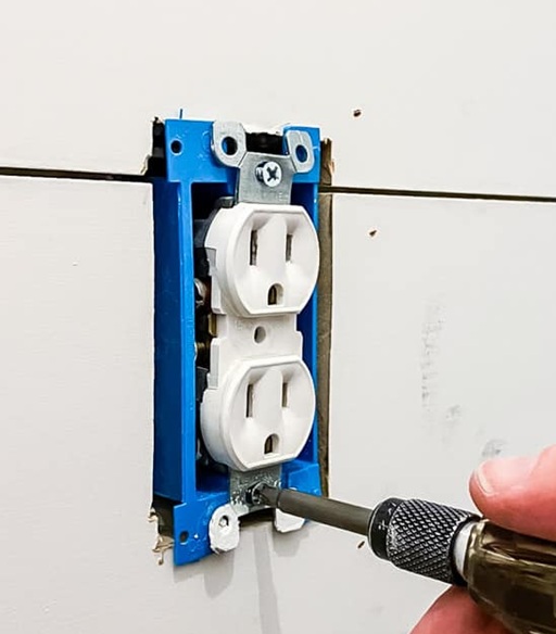 extending electrical box flush to paneling wall surface